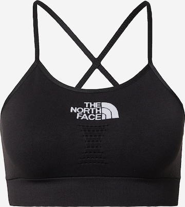 THE NORTH FACE Bustier Sport-BH in Schwarz: predná strana