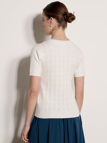 T-shirt ' ' Apricot en blanc
