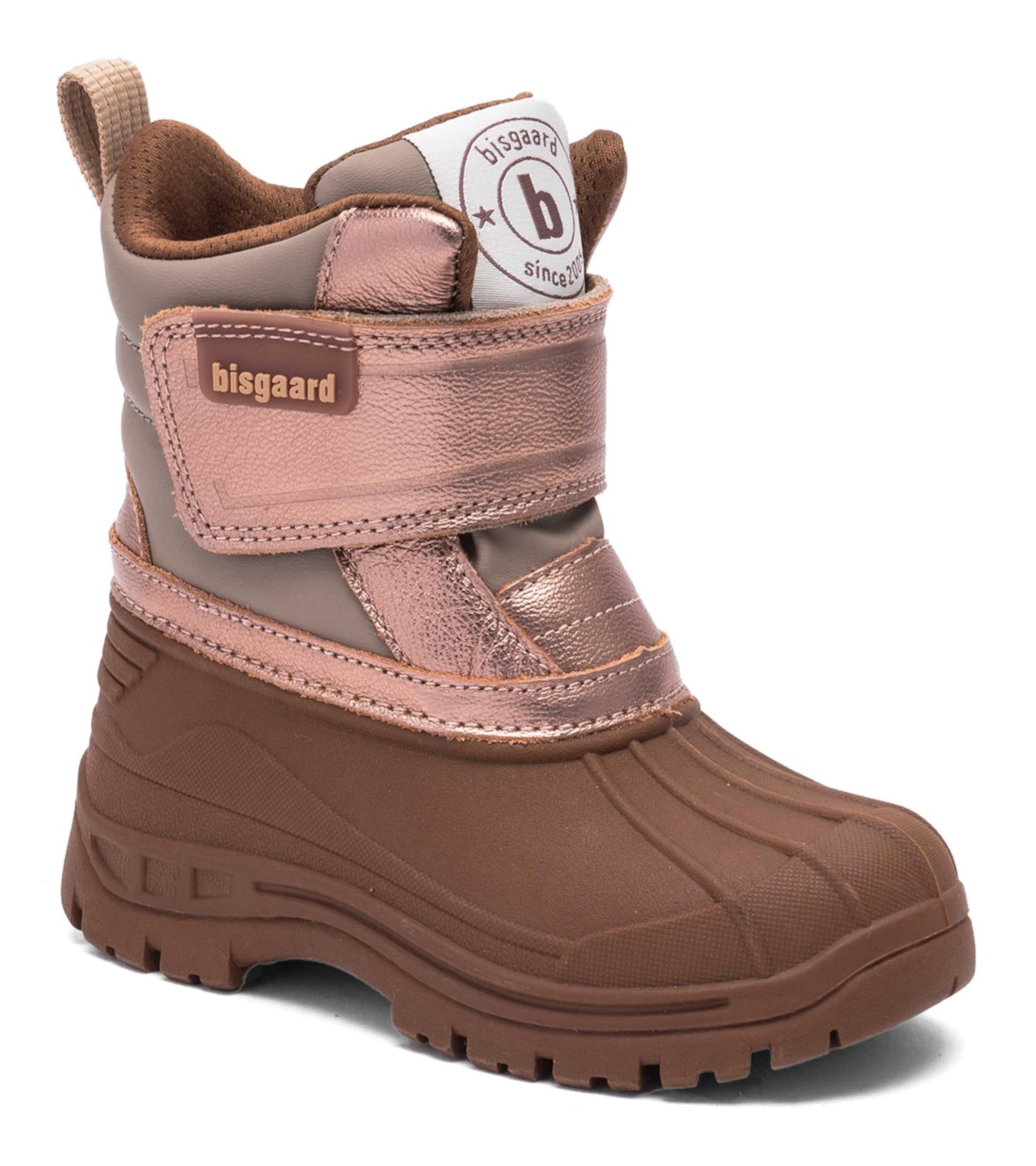 BISGAARD Snow Boots in Pink: front