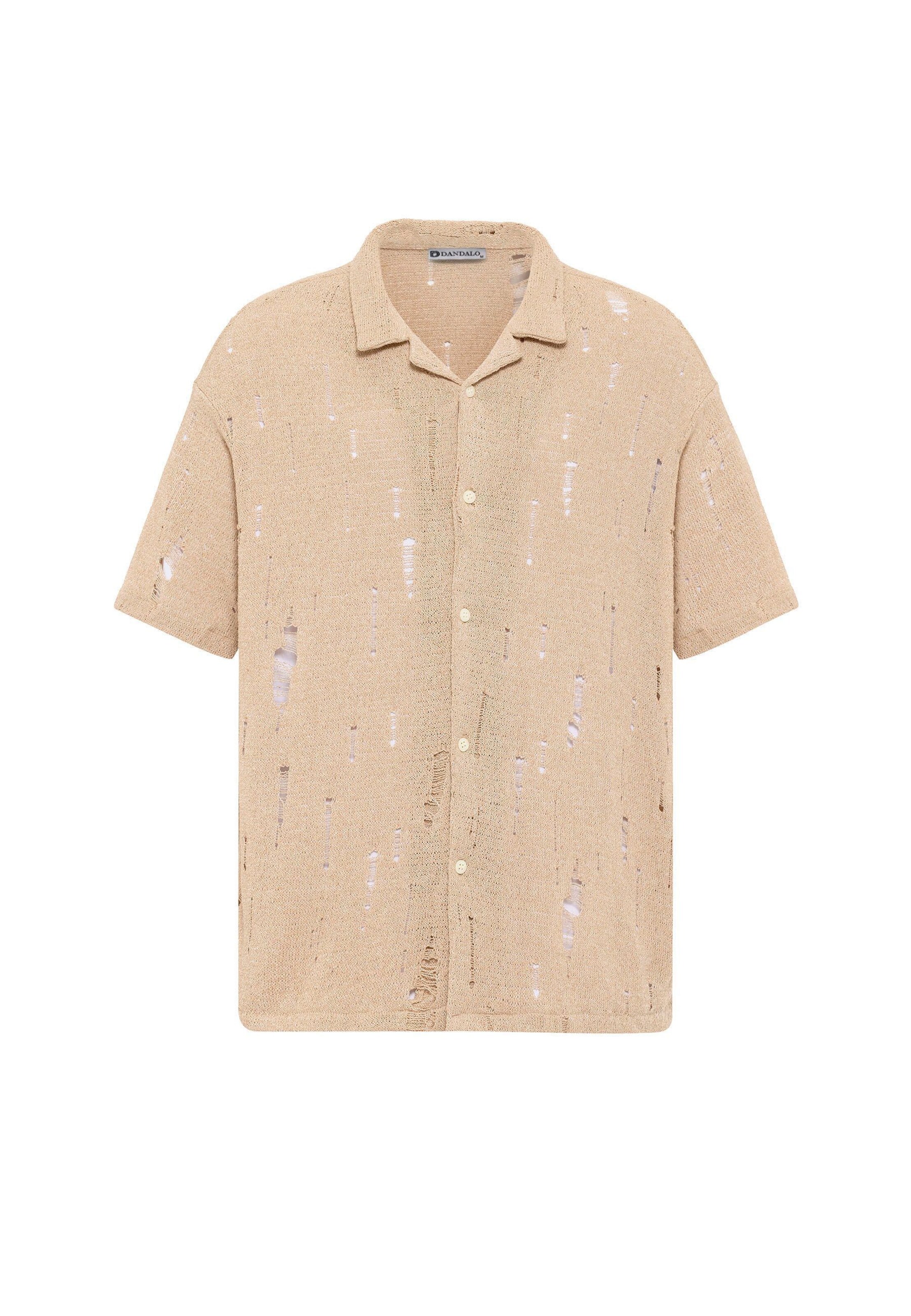 Dandalo Классический крой Рубашка в Бежевый: спереди