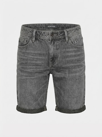 KOROSHI Regular Jeans in Black