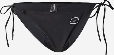 Karl Lagerfeld Bikinihousut 'RUE ST-GUILLAUME' värissä musta / valkoinen, Tuotenäkymä