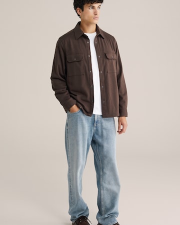 Geacă de primăvară-toamnă de la WE Fashion pe maro