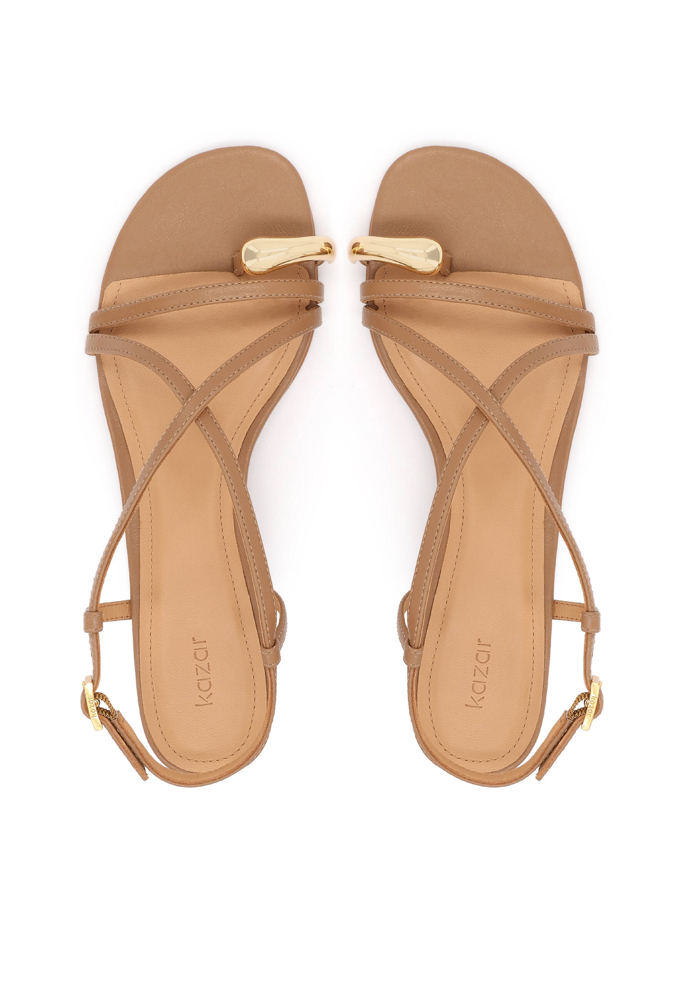 Kazar - Chinelos de dedo em castanho