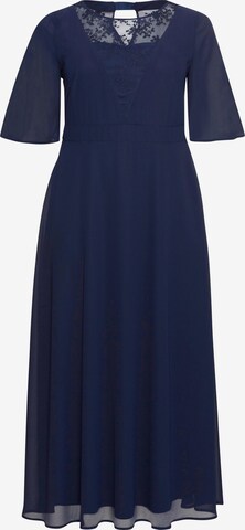 SHEEGO Evening Dress in Blue: front