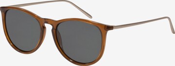 Lunettes de soleil 'VANILLE' Pilgrim en marron : devant