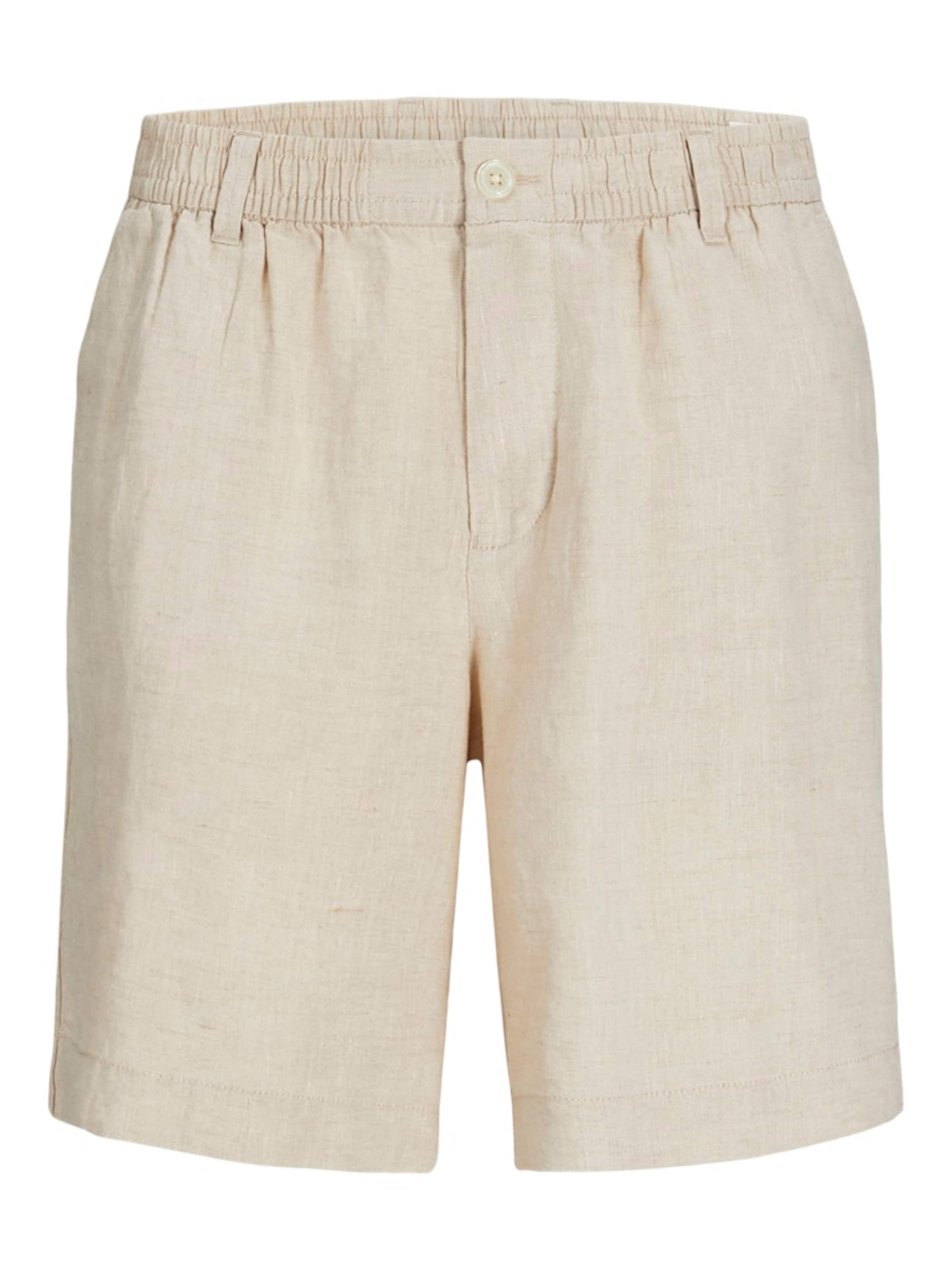 JACK & JONES Wide leg Chino Pants 'JPSTBill JJLawrence' in Grey: front