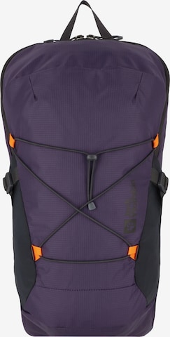 JACK WOLFSKIN Sports Backpack in Purple: front