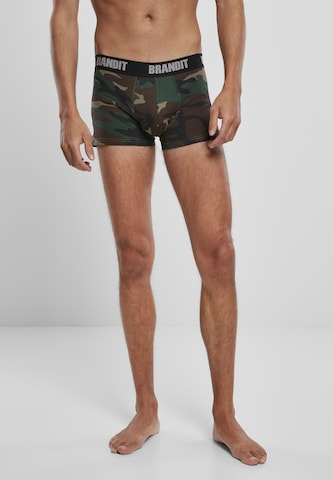 Brandit Boxer shorts in Brown: front