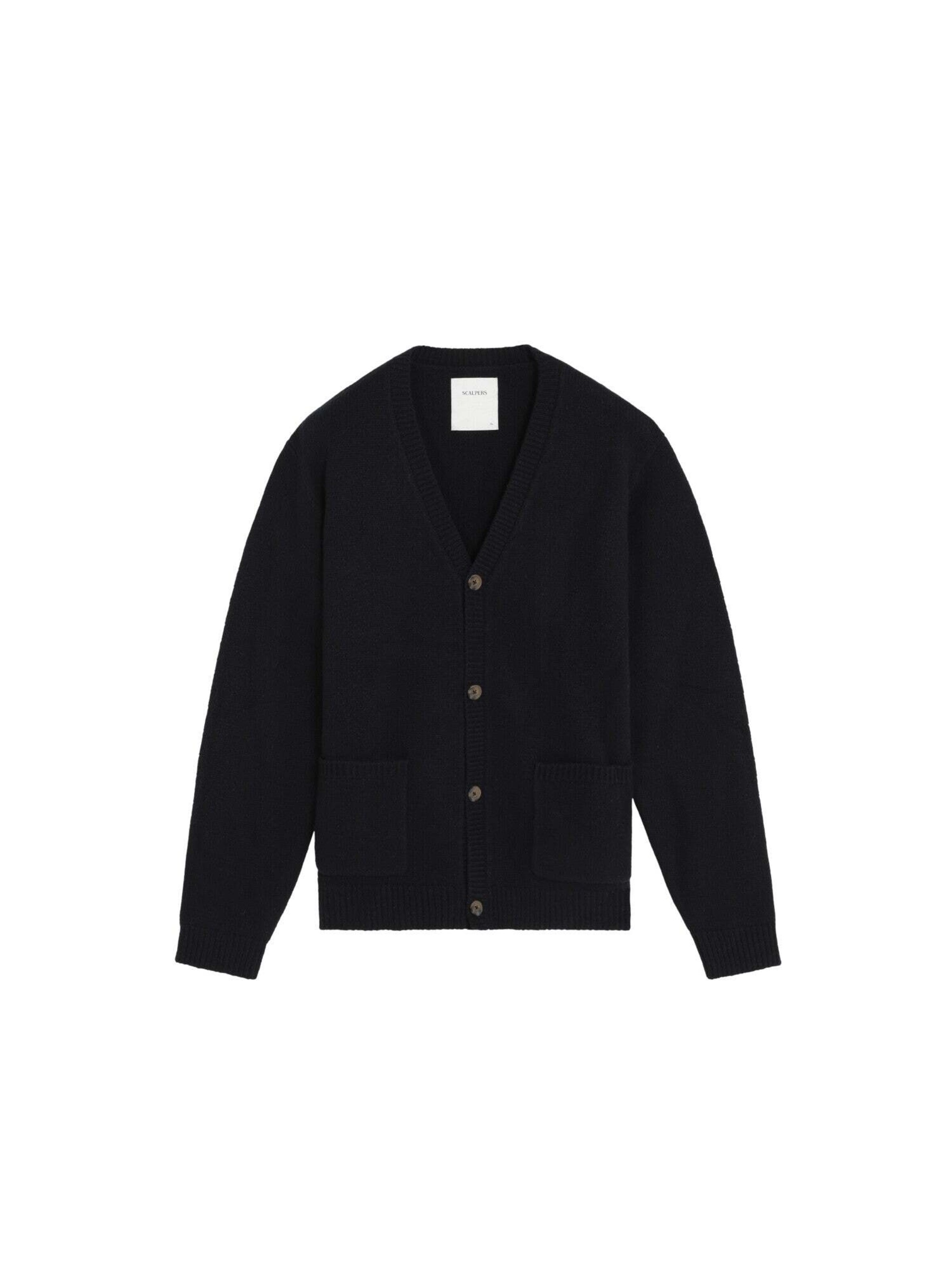 Scalpers Вязаная кофта 'Rombo' в Синий: спереди