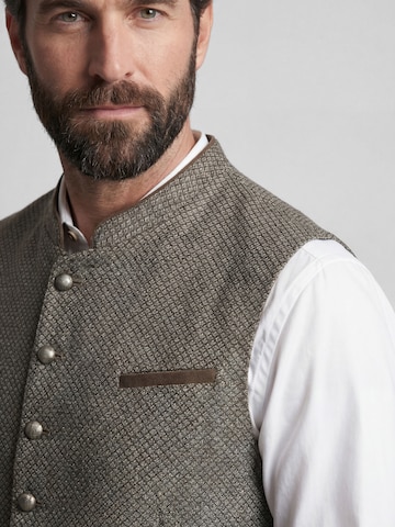 SPIETH & WENSKY Traditional vest 'Kosta' in Brown