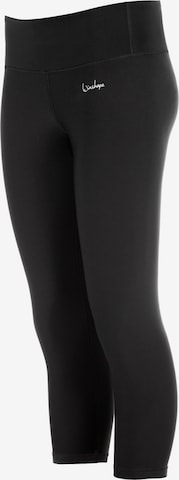 Skinny Pantalon de sport 'AEL302' Winshape en noir