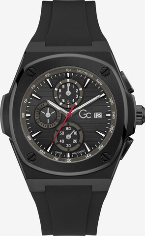 Gc Analog Watch 'Coussin Shape Racing' in Black: front