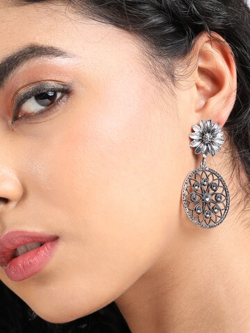 Boucles d'oreilles ' Lavone ' SOHI en argent : devant