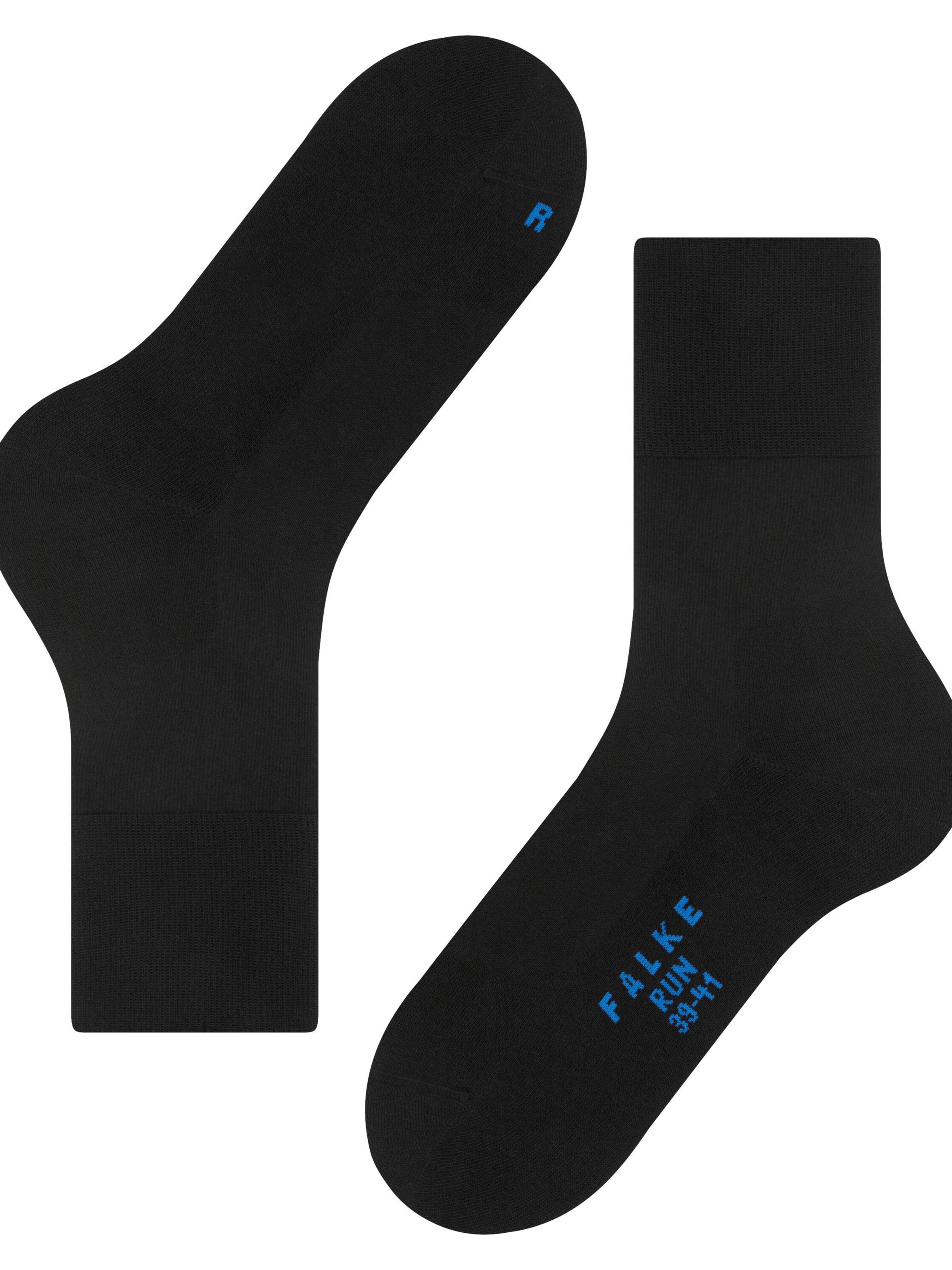 FALKE Socks 'Run' in Black