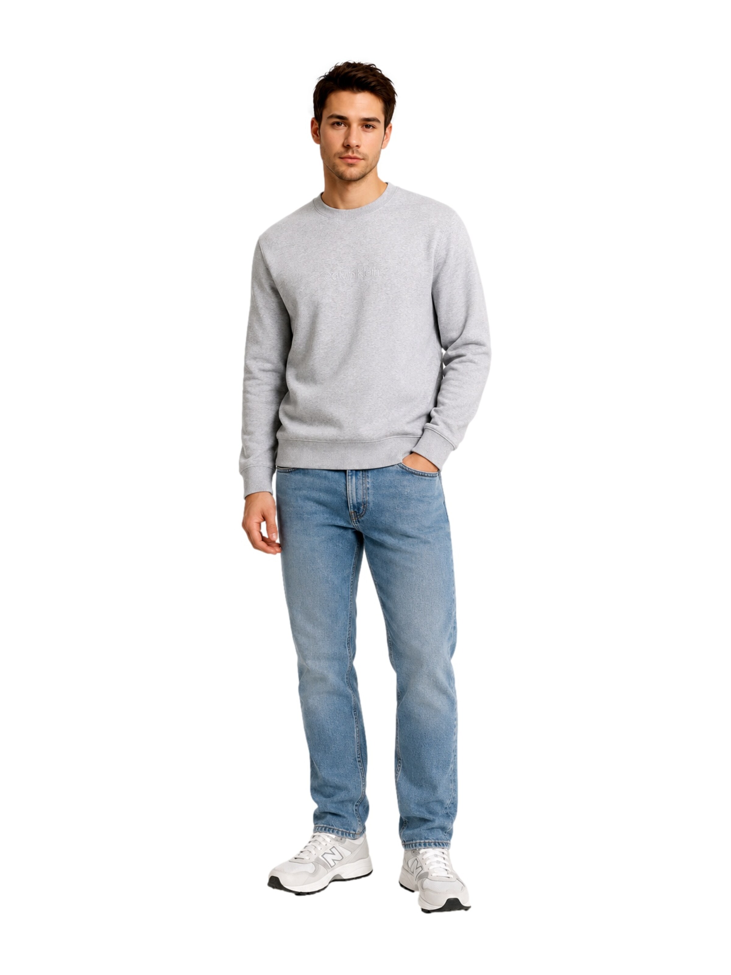 Calvin Klein Bluzka sportowa w kolorze szary