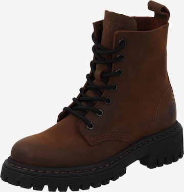 Bottes à lacets 'Pheara' Palado en marron : devant