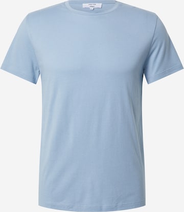 DAN FOX APPAREL Shirt 'Piet' in Blauw: voorkant