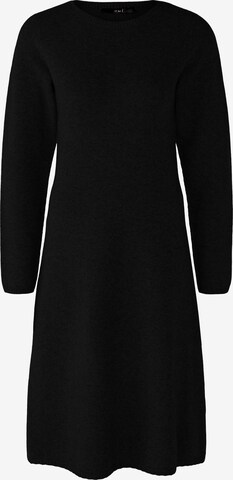 OUI Knitted dress in Black: front