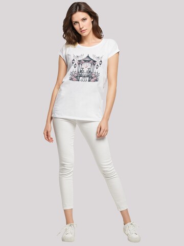 F4NT4STIC Shirt 'Skelett Paar Valentinstag' in Wit