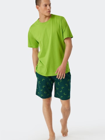 Maillot de corps 'Mix & Relax' SCHIESSER en vert : devant