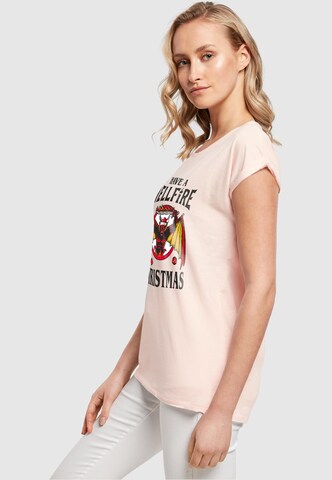 T-shirt 'Stranger Things' ABSOLUTE CULT en rose
