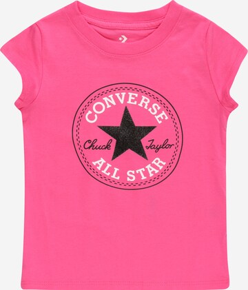 CONVERSE - Camisola em rosa: frente