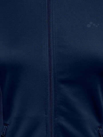 ONLY PLAY Athletic fleece jacket 'ONPJetta' in Blue