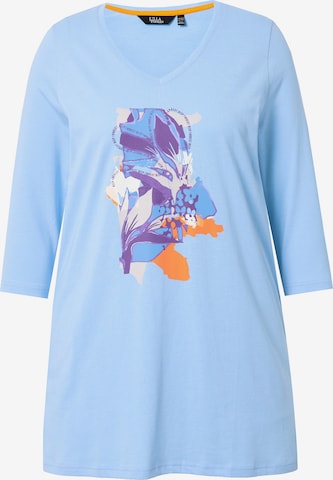 Ulla Popken Shirt in Blauw: voorkant