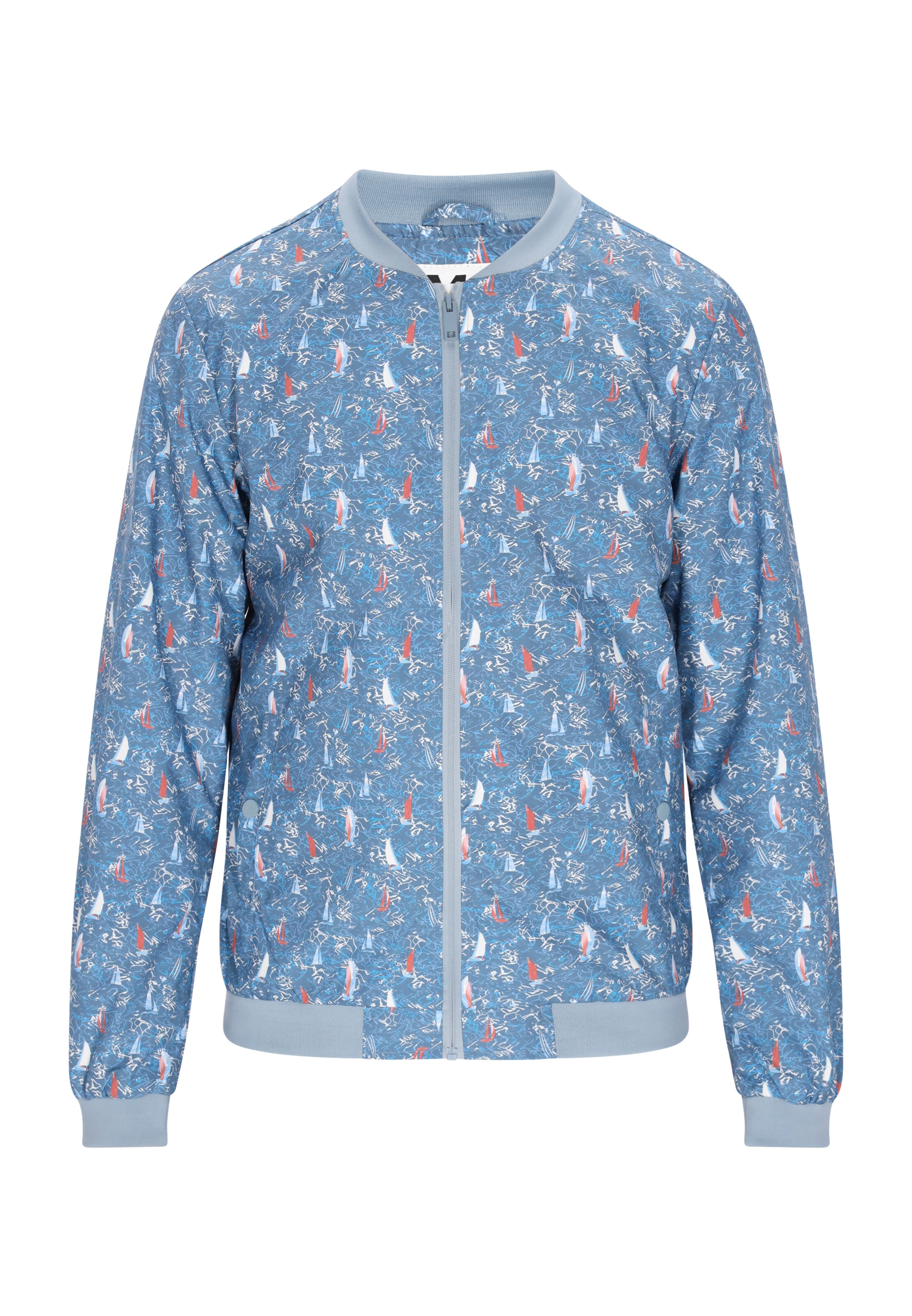 Mo ATHLSR Tussenjas in Blauw: voorkant