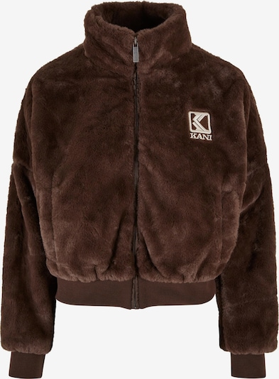 Karl Kani Veste mi-saison en crème / marron, Vue avec produit