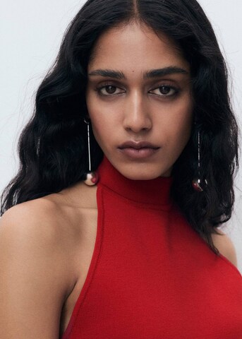 MANGO Knitted dress 'Marti' in Red