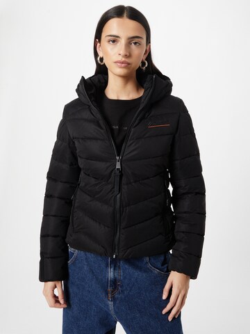 Veste mi-saison Superdry en noir : devant