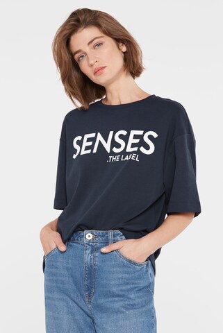 SENSES.THE LABEL Shirt in Blue: front