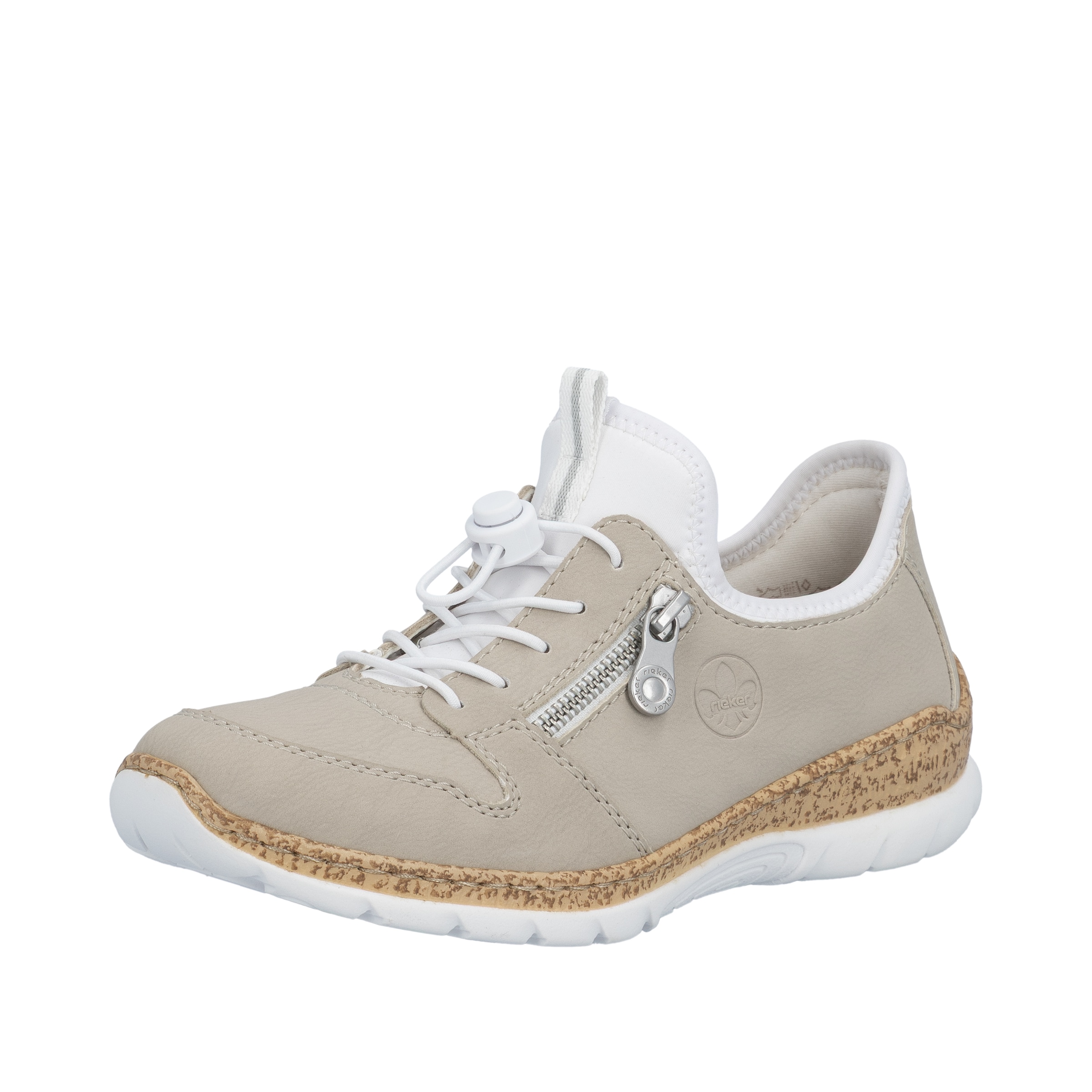 Rieker Sneaker in Beige: Vorderseite