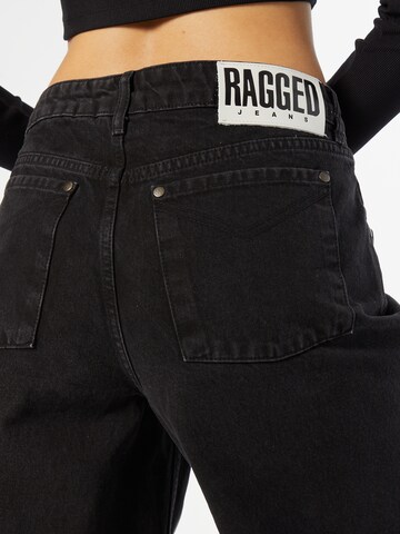 The Ragged Priest Wide leg Jeans in Black