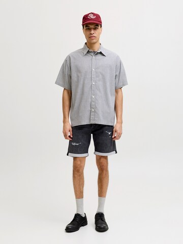 regular Jeans 'JJIRICK JJICON' di JACK & JONES in nero