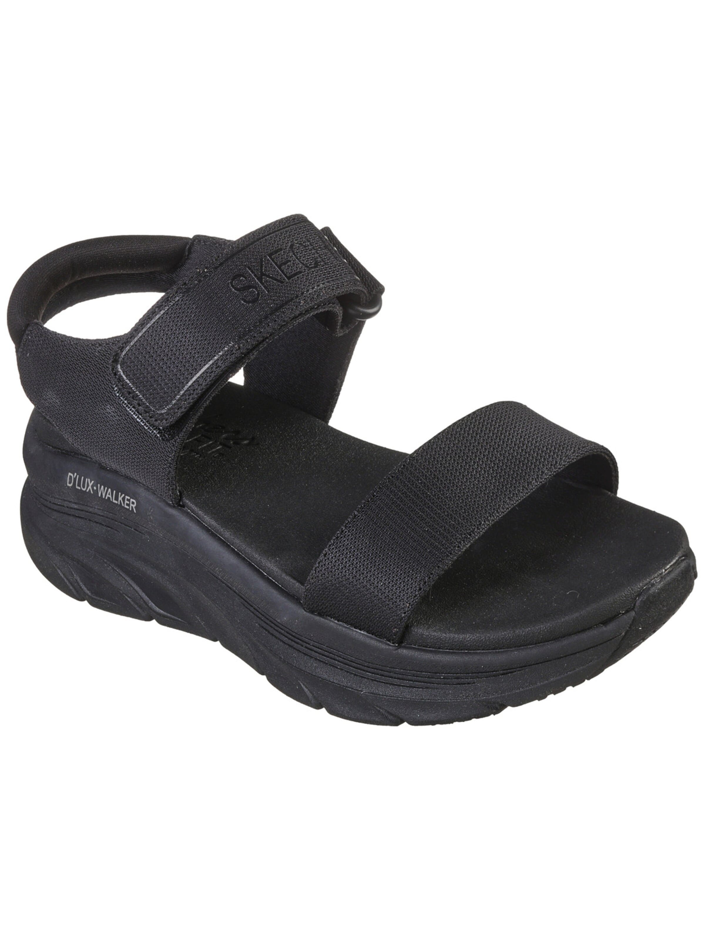 SKECHERS - Sandalias 'D'lux Walker - New B' en negro: frente