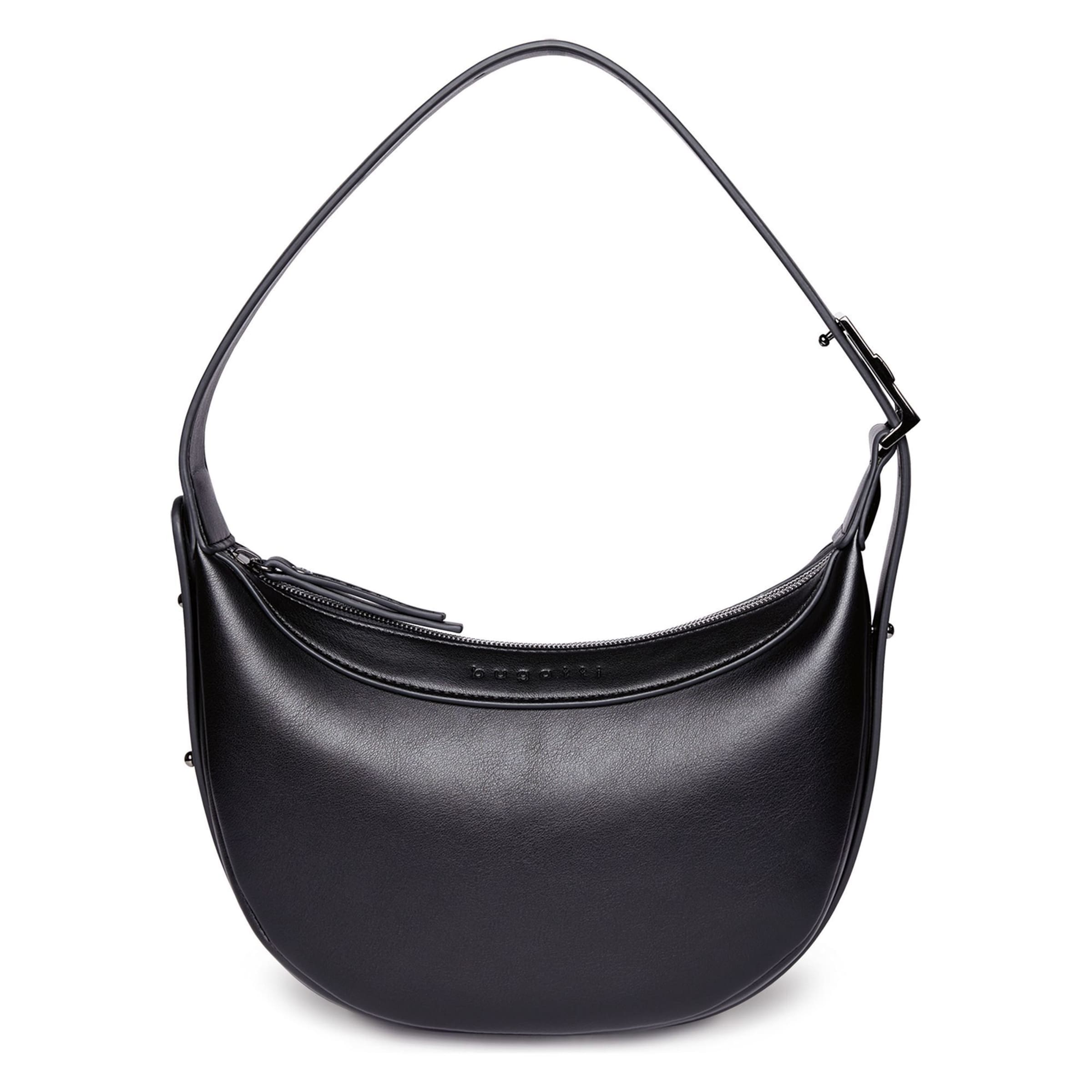 bugatti Schultertasche 'Amelie' in Schwarz: Vorderseite