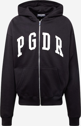 Pegador Sweatjacke in Schwarz: predná strana