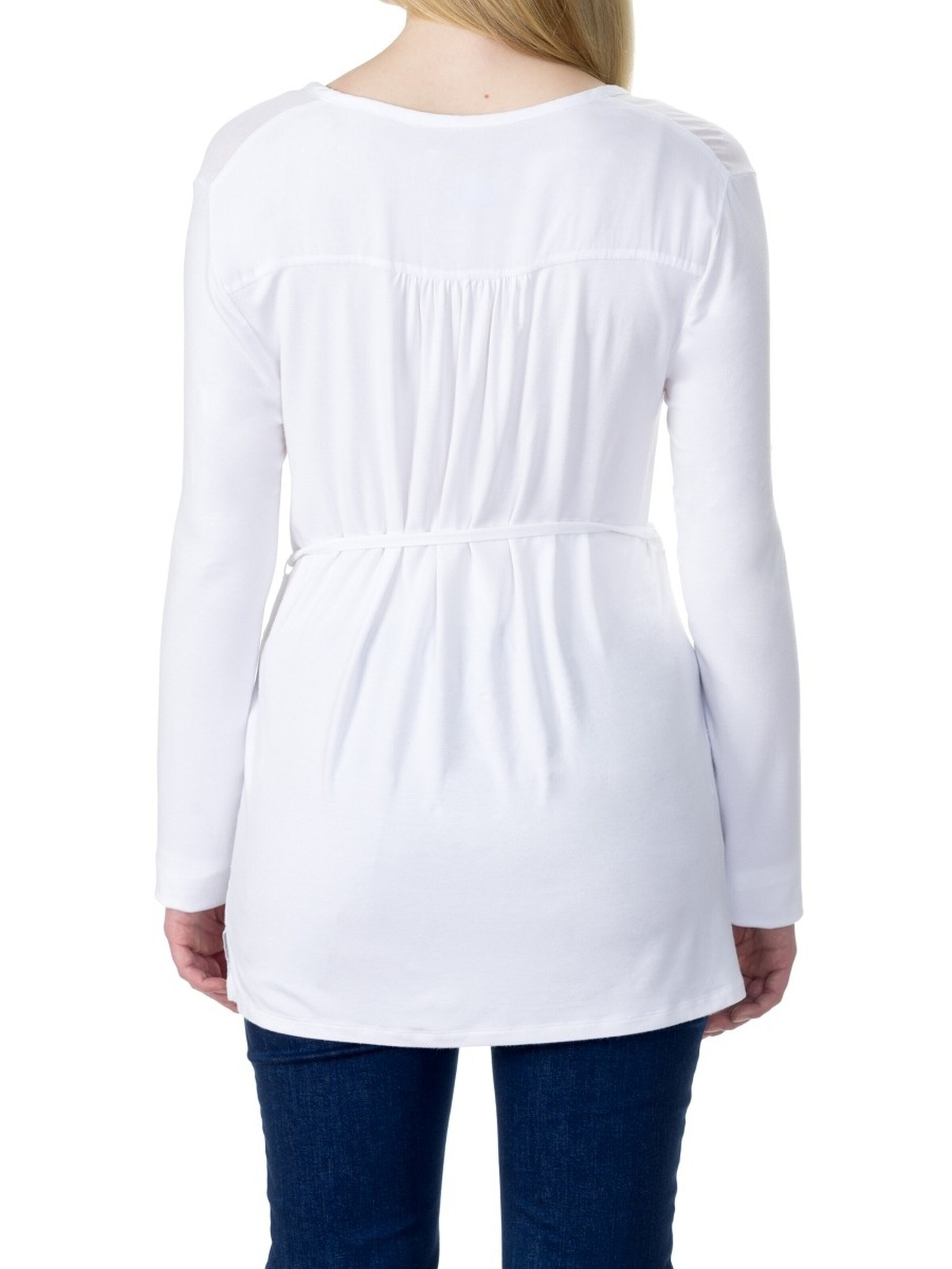 BELLYBUTTON Shirt 'MARTA - Bluse langärmlig'‌‌‌‌‌ in Weiß