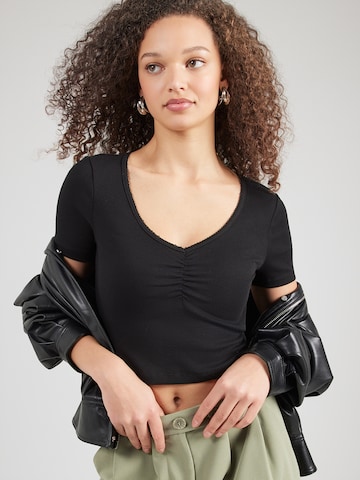 ONLY Póló 'ONLBETTY' - fekete: elől