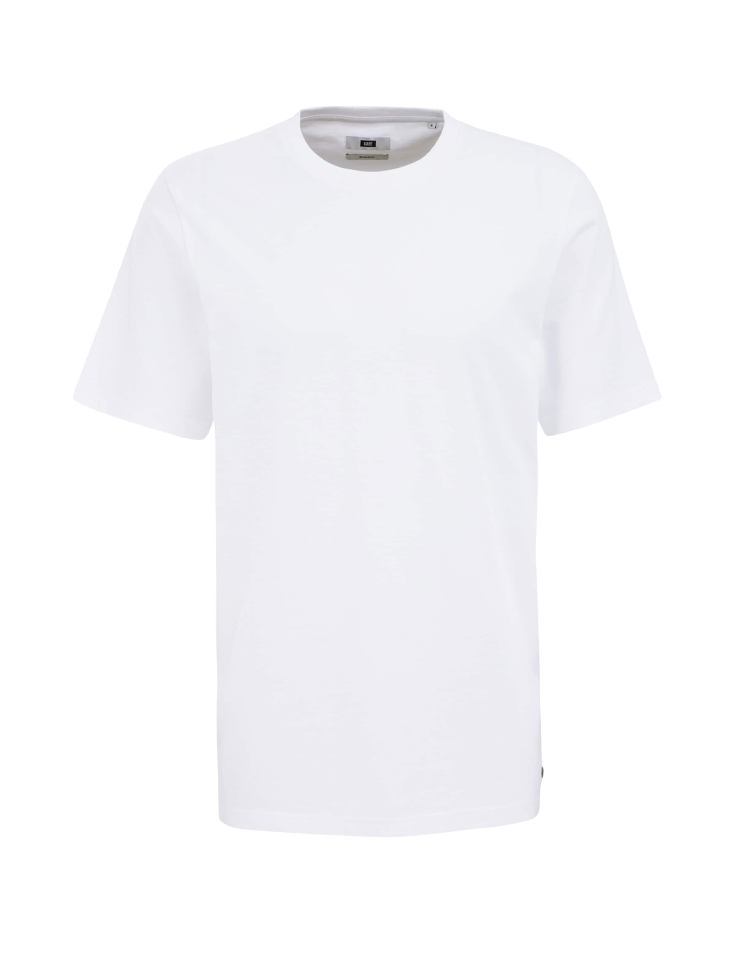 T-Shirt WE Fashion en blanc : devant