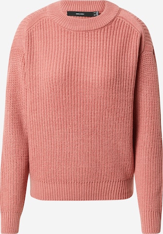 VERO MODA Пуловер 'LEALUX' в розово: отпред