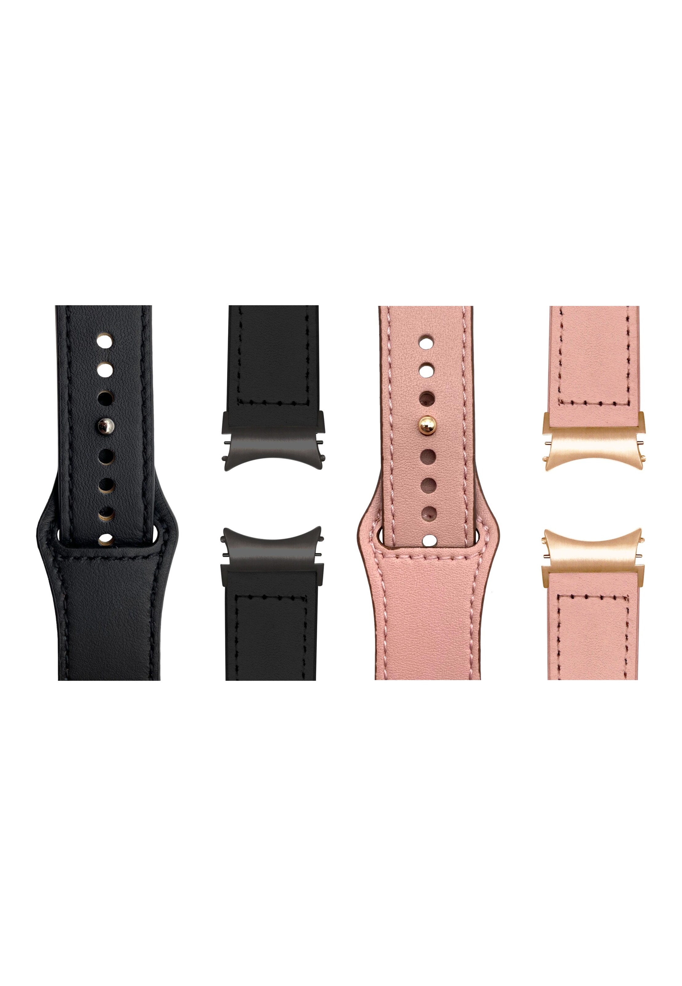 WRISTR Smartwatch-Armband 'Pin' in One Size in rosegold / schwarz, Produktansicht