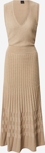 PINKO Vestido de punto 'CRONOMETRO' en arena / oro, Vista del producto