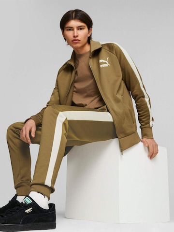PUMA - Chaqueta deportiva 'Puma T7 Iconic' en marrón