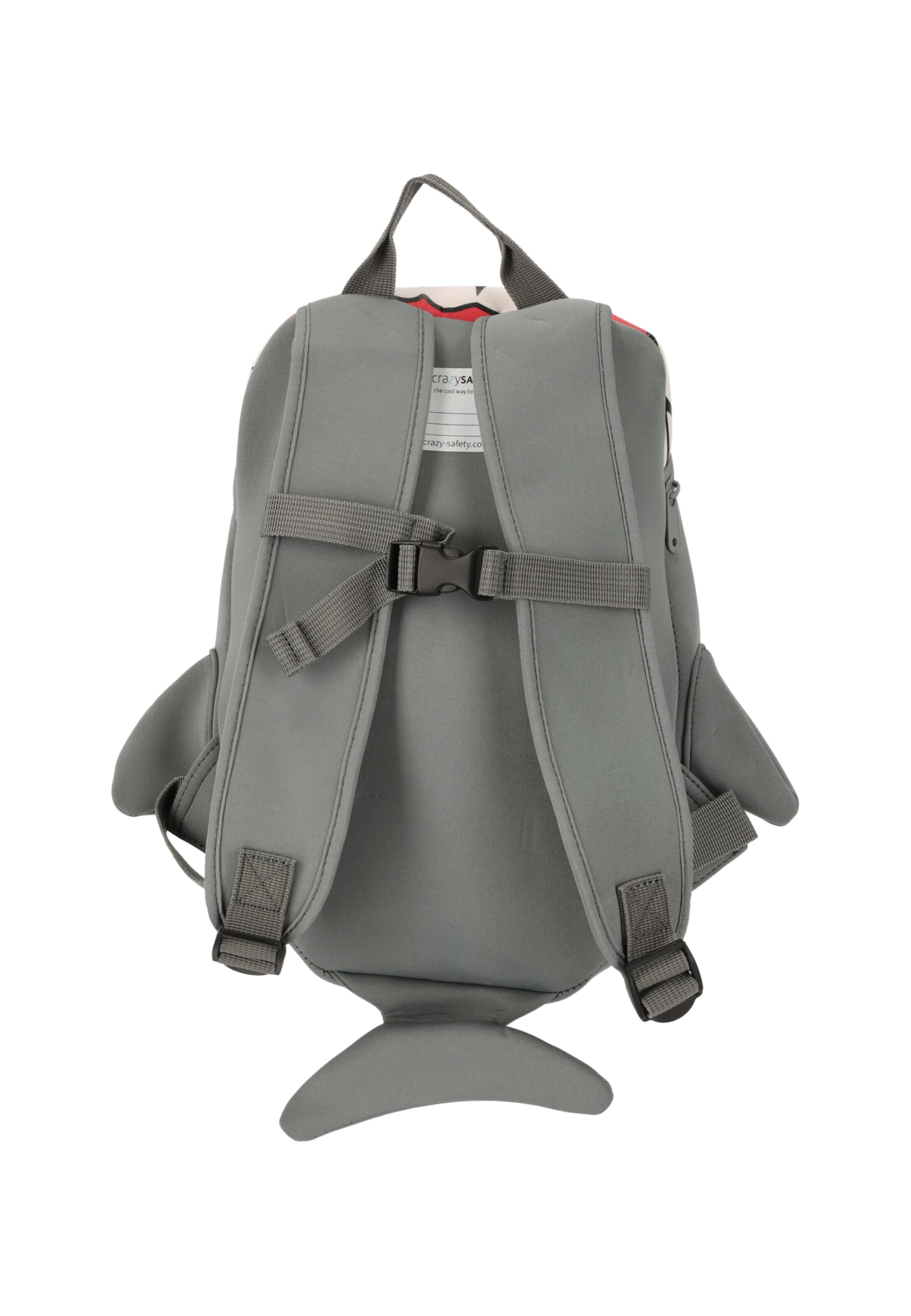 Crazy Safety Backpack 'Shark' in Grey