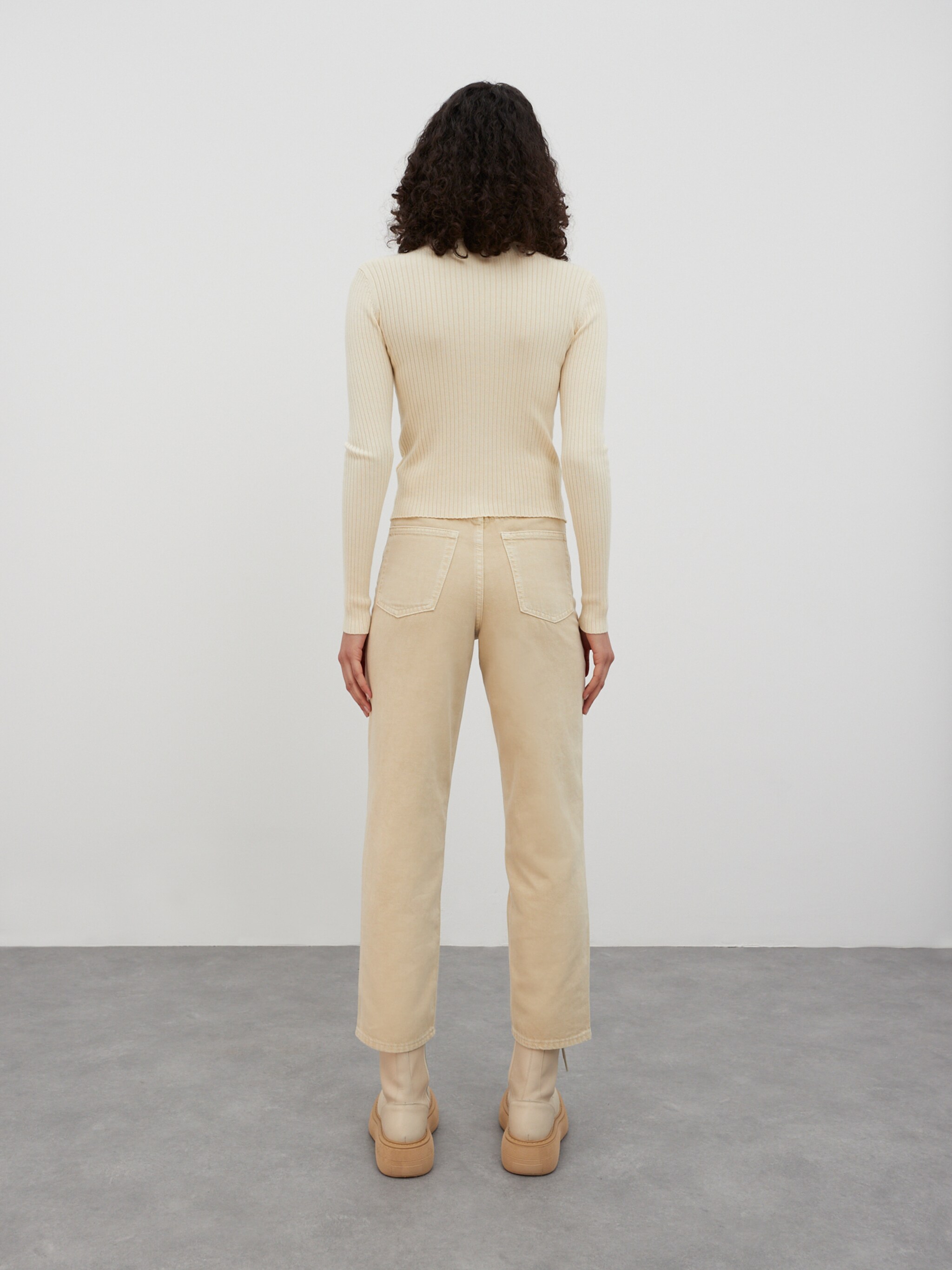 EDITED Producten Gebreid vest 'Erin' Beige