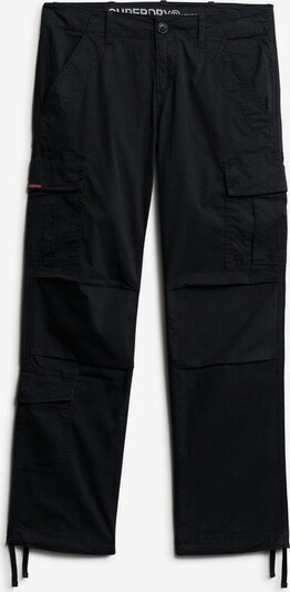 Superdry Pantalon cargo en noir, Vue avec produit